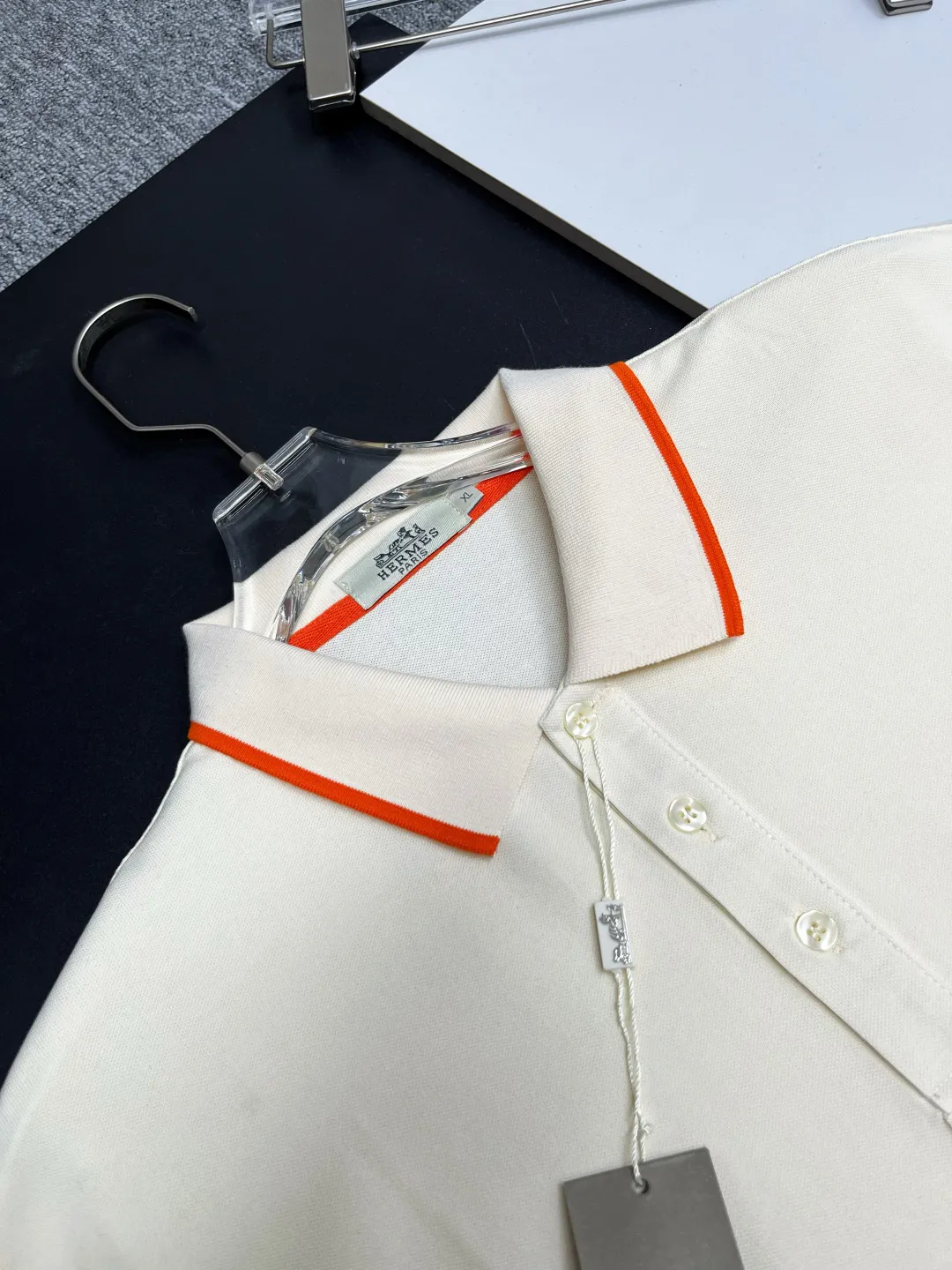 HERMES New Arrival Polo Same Style 210 ， Factory New Arrival Versatile : Black White Size：M-XXXL